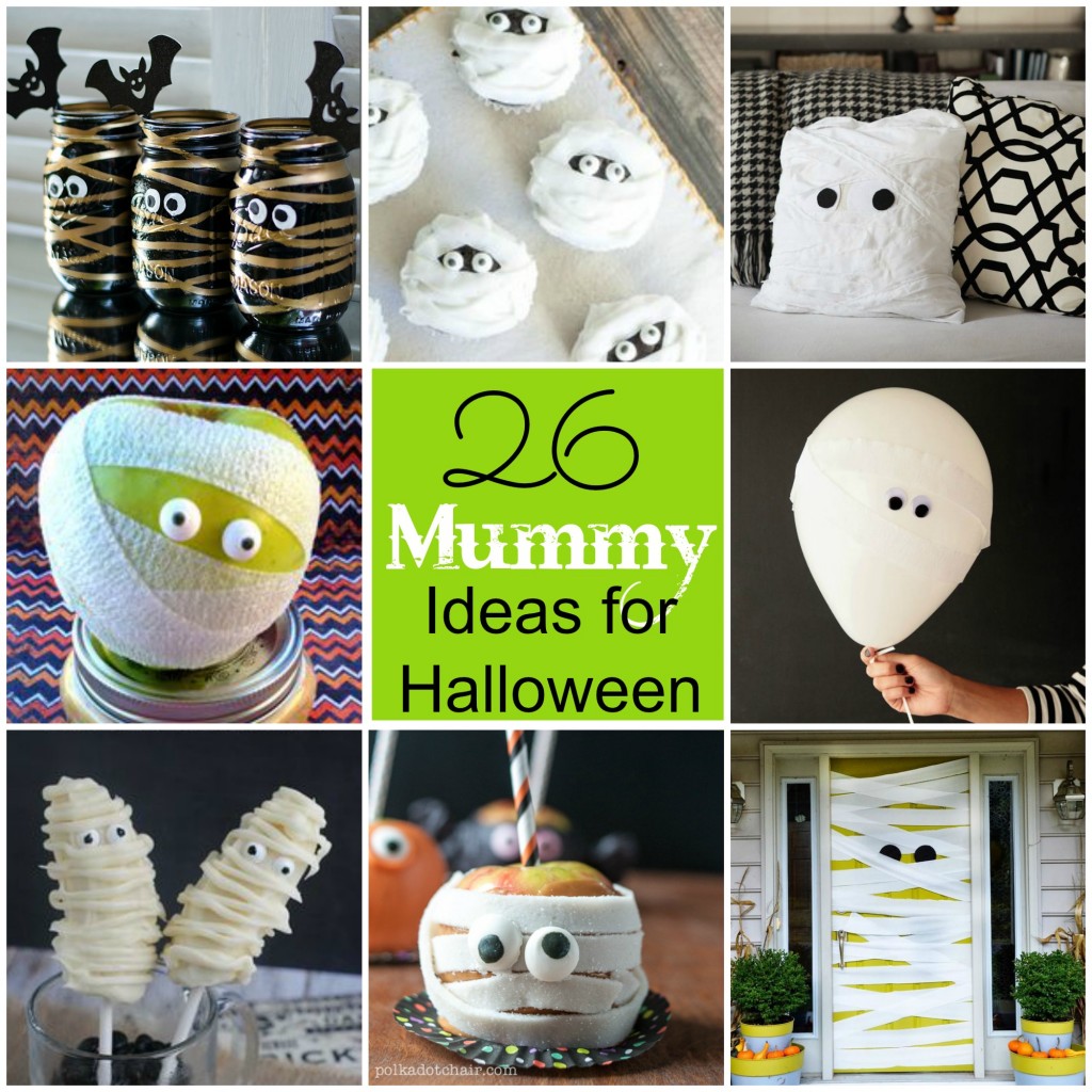 26 Mummy Ideas for Halloween at Tatertots and Jello