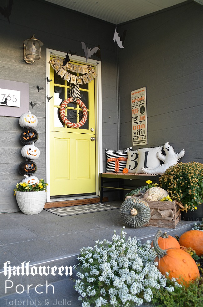 halloween bat porch 