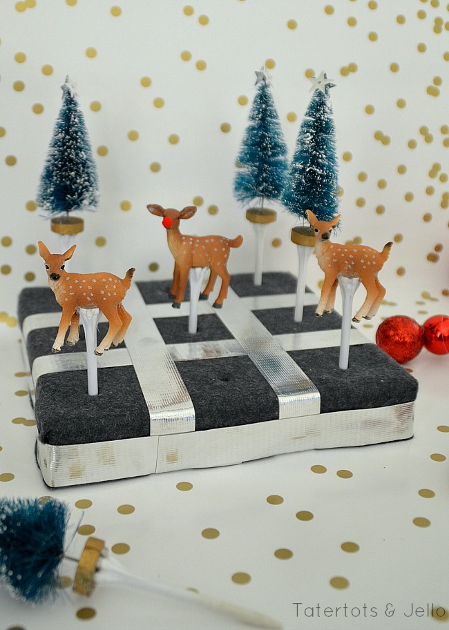 holiday tic tac toe gift idea