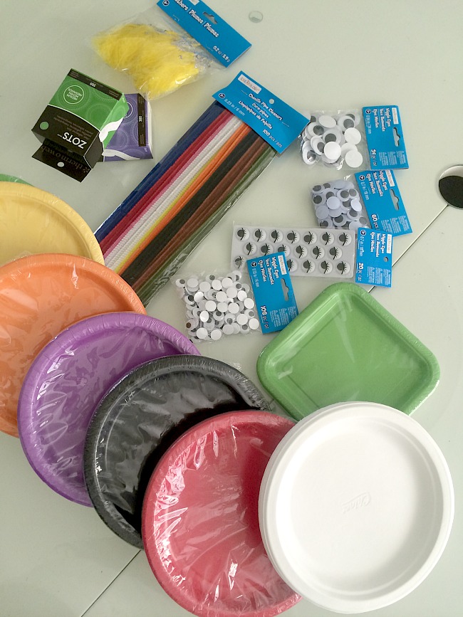 paper plate supplies from michaels