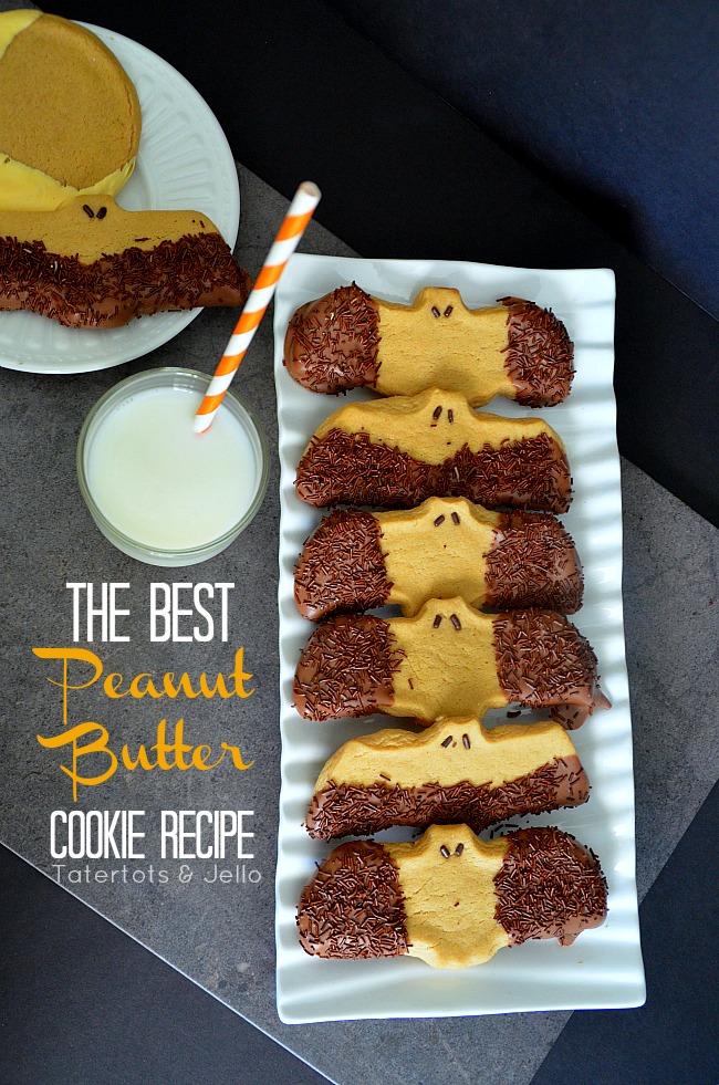 the best basic peanut butter cookie recipe at tatertots and jello