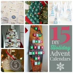 Great Ideas -- 15 Diy Holiday Advent Calendar!