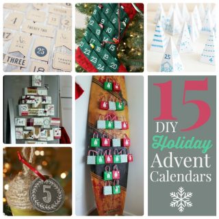 Great Ideas -- 15 DIY Holiday Advent Calendar!