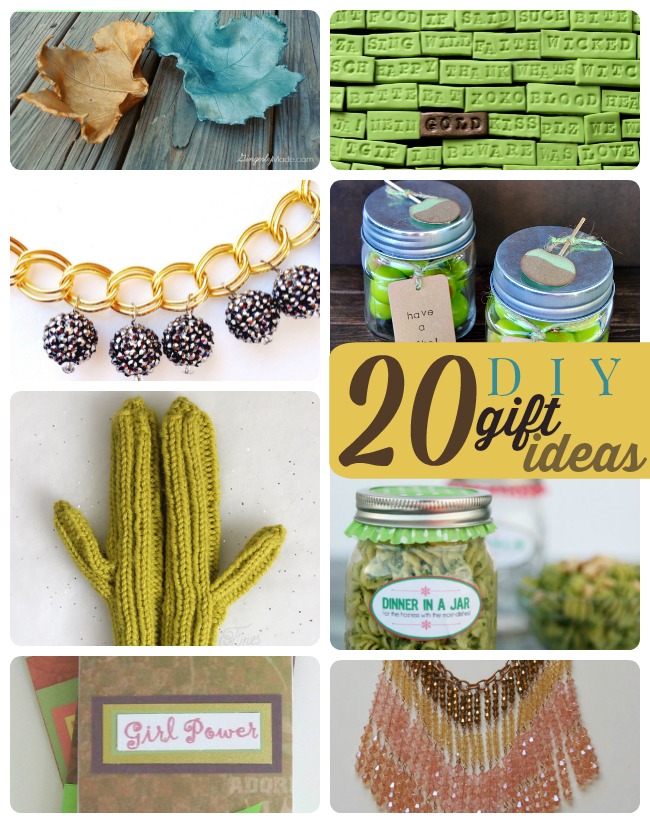 Great Ideas -- 20 DIY Gift Ideas!