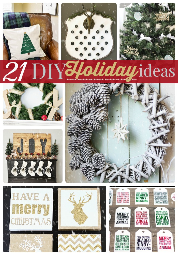 Great Ideas! 21 DIY Holiday Ideas!