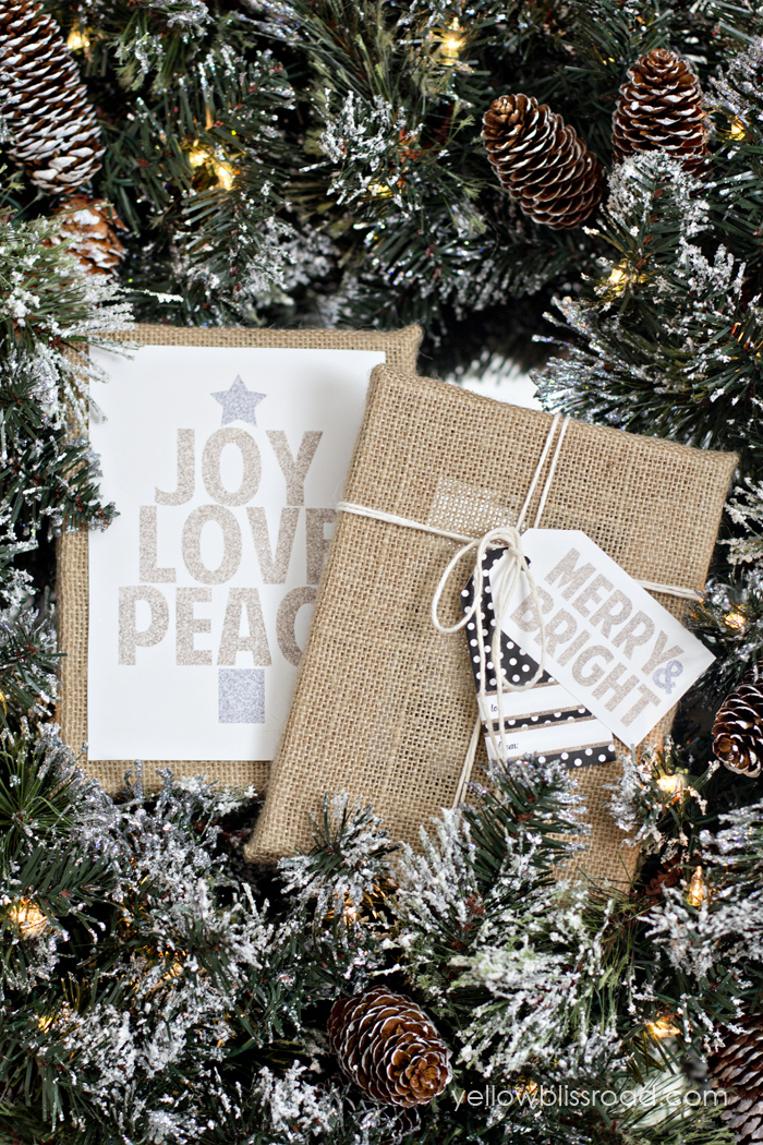 HAPPY Holidays: Modern Printable Gift Tag Set