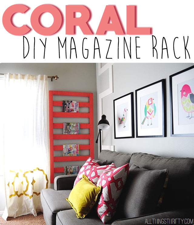 DIY-Coral-Magazine-Rack