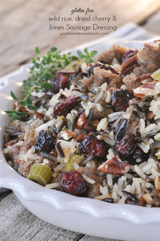 Gluten Free Wild Rice and Sausage Stuffing