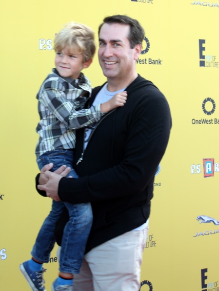 PS Arts 2014 - Rob Riggle and his son