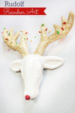 HAPPY Holidays: Rudolph Reindeer Art