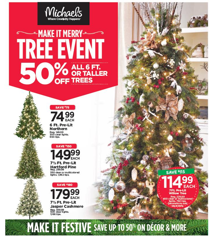 Tree event creative