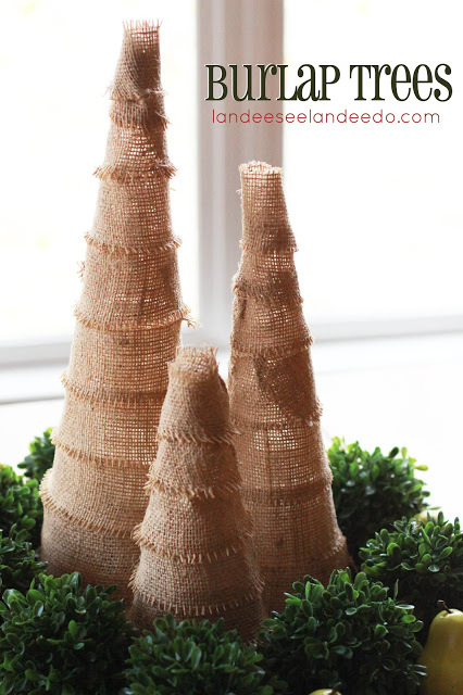 DIY Winter Tree Cones - A Grande Life