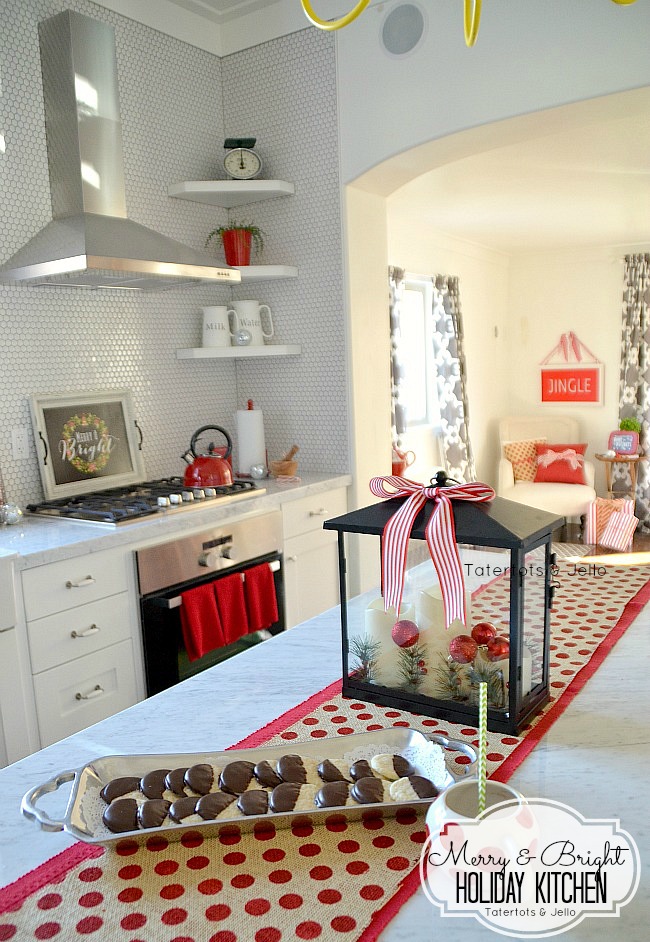 Merry and Bright Christmas Kitchen at the 1905 Cottage! {Free Printables!}