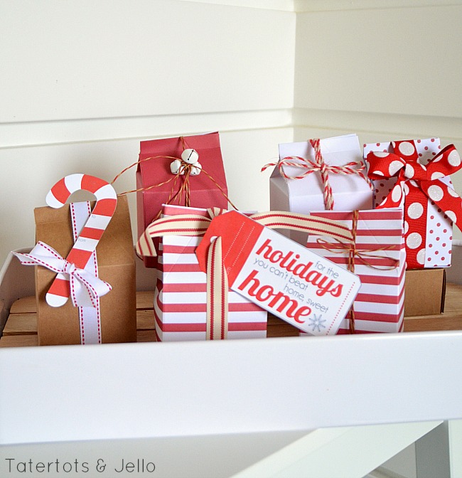 milk carton container decorating ideas for the holidays at tatertots and jello