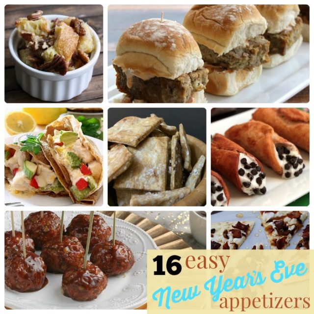 Great Ideas -- 16 Easy New Year's Eve Appetizers!