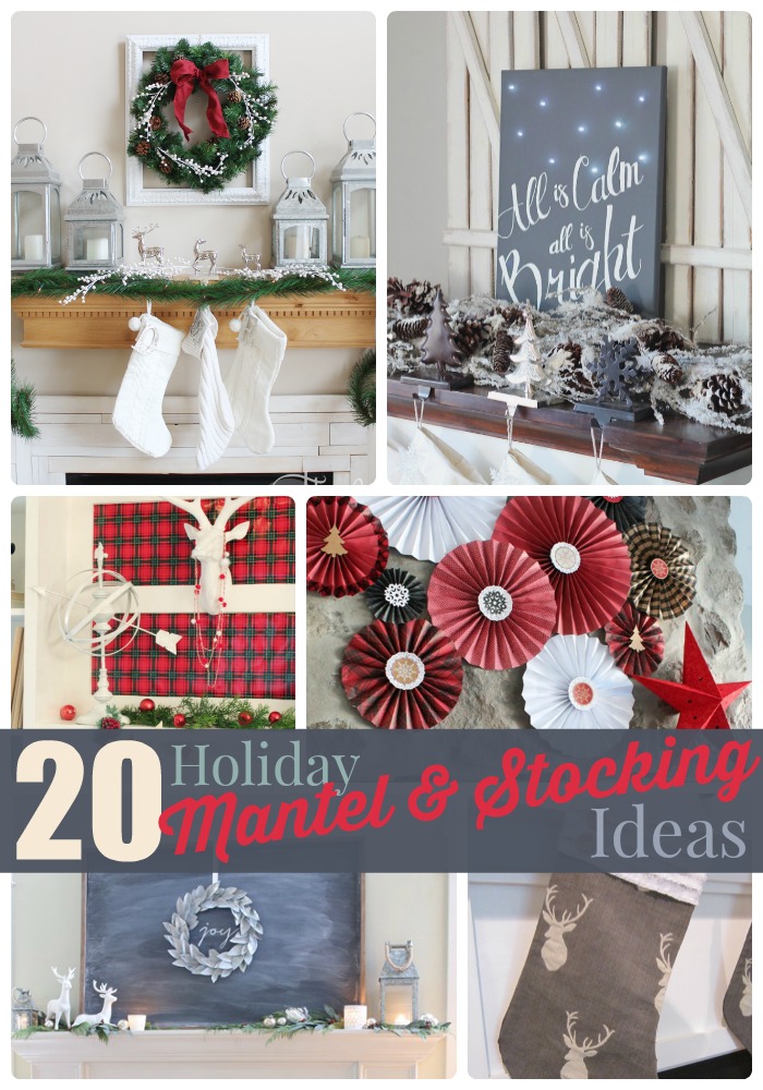 20.holiday.mantel.stocking.ideas