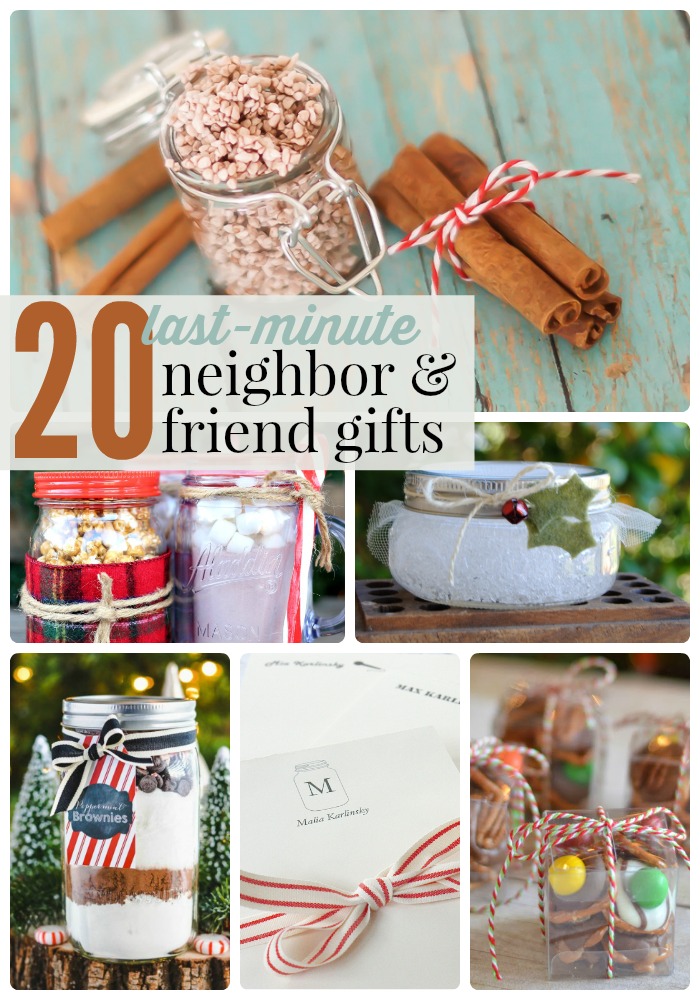 Last Minute Neighbor Gift Idea (with Free Printable!) - DIY Candy