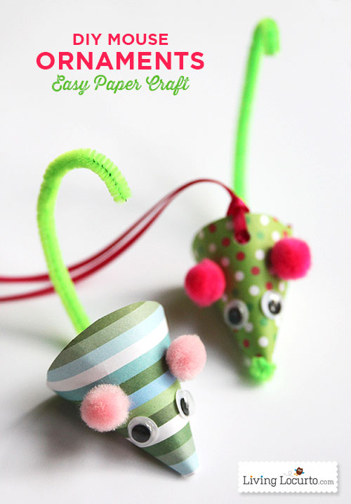 Mouse-Paper-Craft-Christmas-Ornament