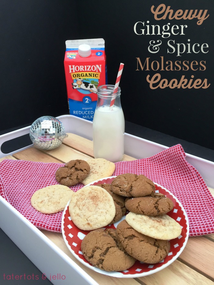 Chewy Ginger & Spice Molasses Cookies