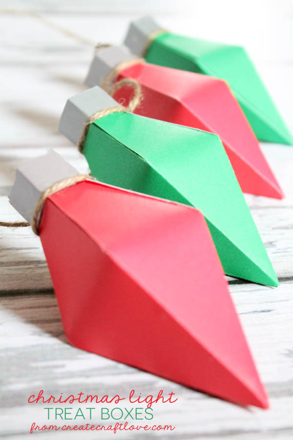HAPPY Holidays: Christmas Light Treat Boxes