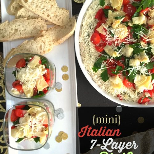 Italian 7-layer dip appetizer