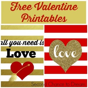 Great Ideas -- 24 Free Printable Valentines!