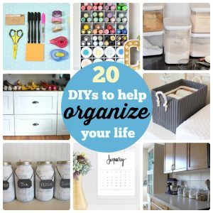 Great Ideas -- 20 DIY's to Help Organize Your Life!