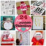 Great Ideas — 24 Free Printable Valentines!