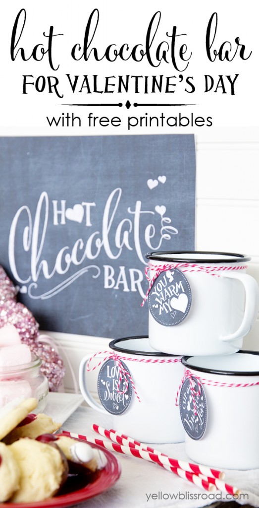 Free Printable LOVE Valentine's Day Glitter Banner