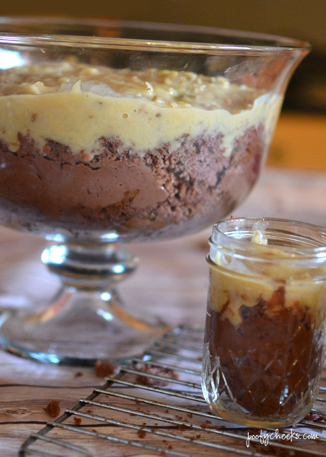 German Chocolate Cake Trifle