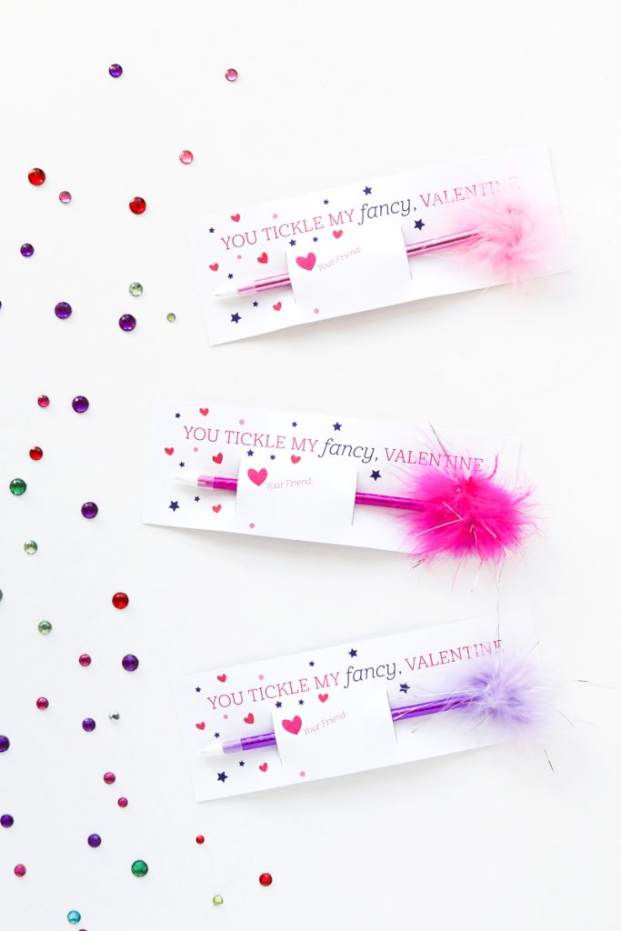 Free Printable "Fancy" Class Valentine Idea! - Tatertots and Jello