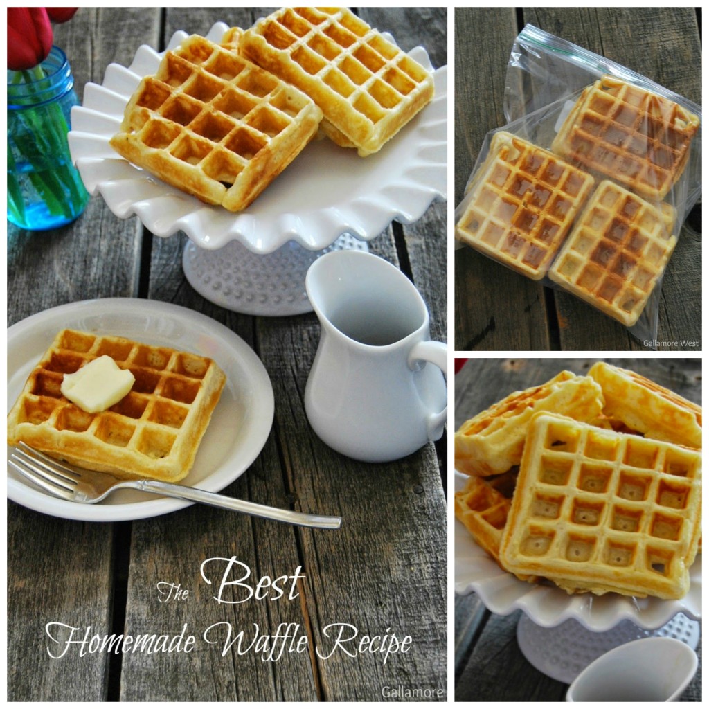 The best homemade waffle recipe EVER! 