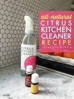Spring Cleaning: All-Natural Citrus Kitchen Cleaner Recipe!
