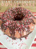 Giant Chocolate Donut Cake Recipe!