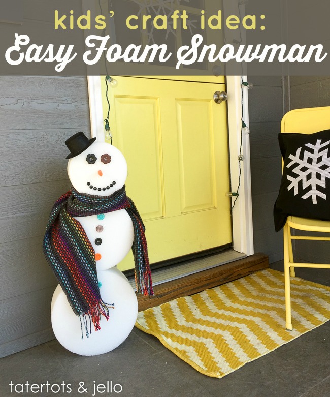 kids.craft.easy.foam.snowman