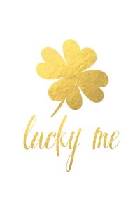 Gold Lucky Shamrock Printable! - Tatertots and Jello