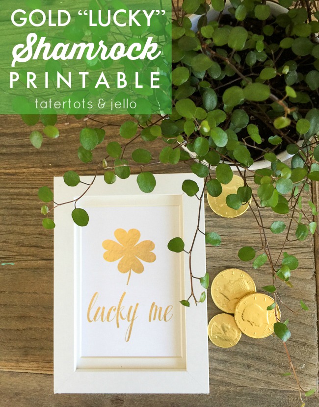 st. patricks day lucky printable