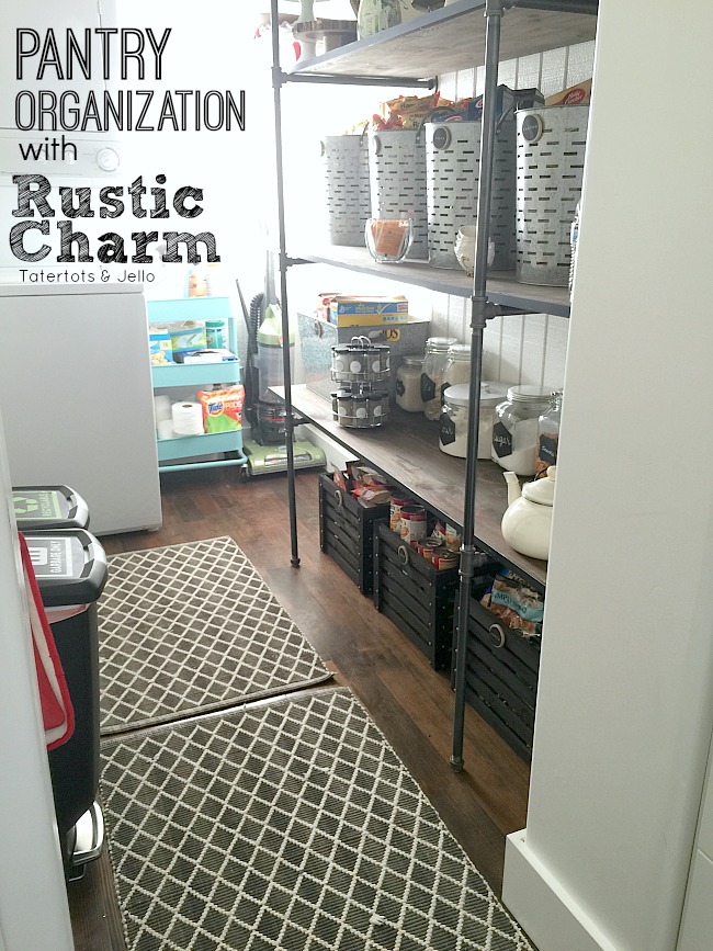 Pantry Organization: Rustic Charm! [Free Printables & $100 Walmart Gift Card Giveaway!]