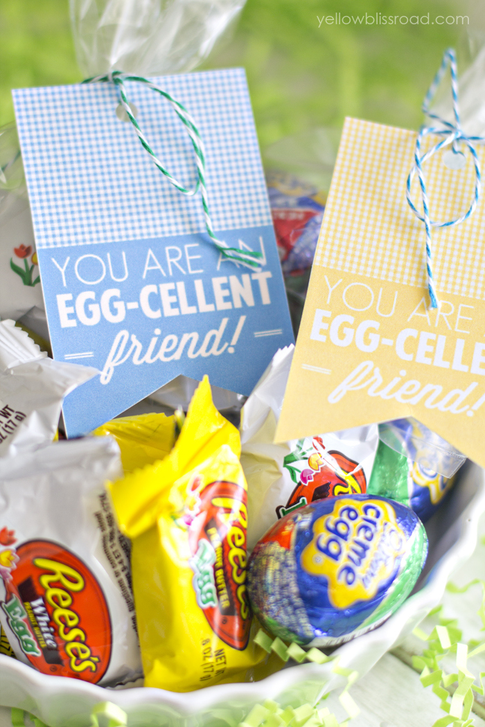 Free EGG-CELLENT Easter Spring Printable Tags