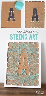 DIY Corkboard String Art