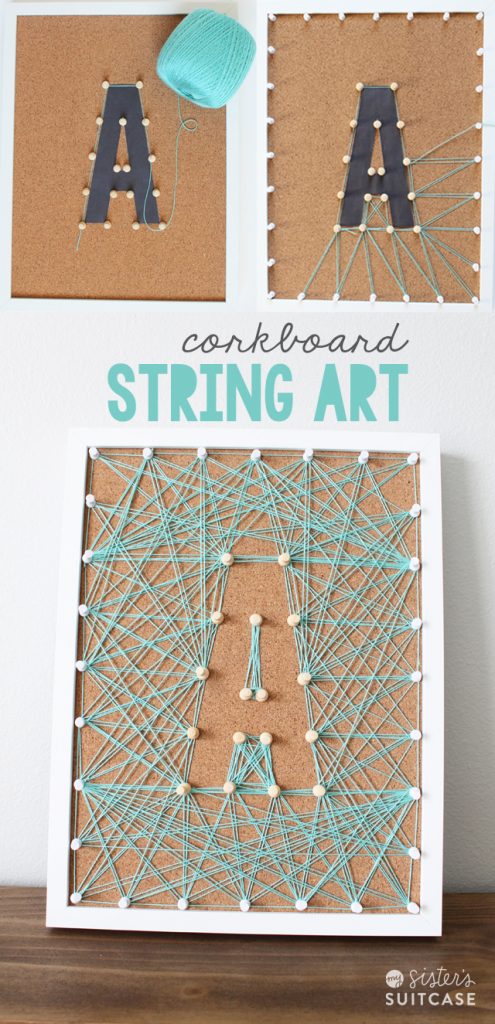 Cork Board String Art