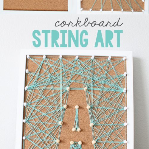 Cork Board String Art