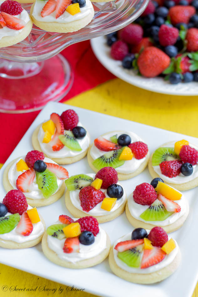 Mini Fruit Pizzas