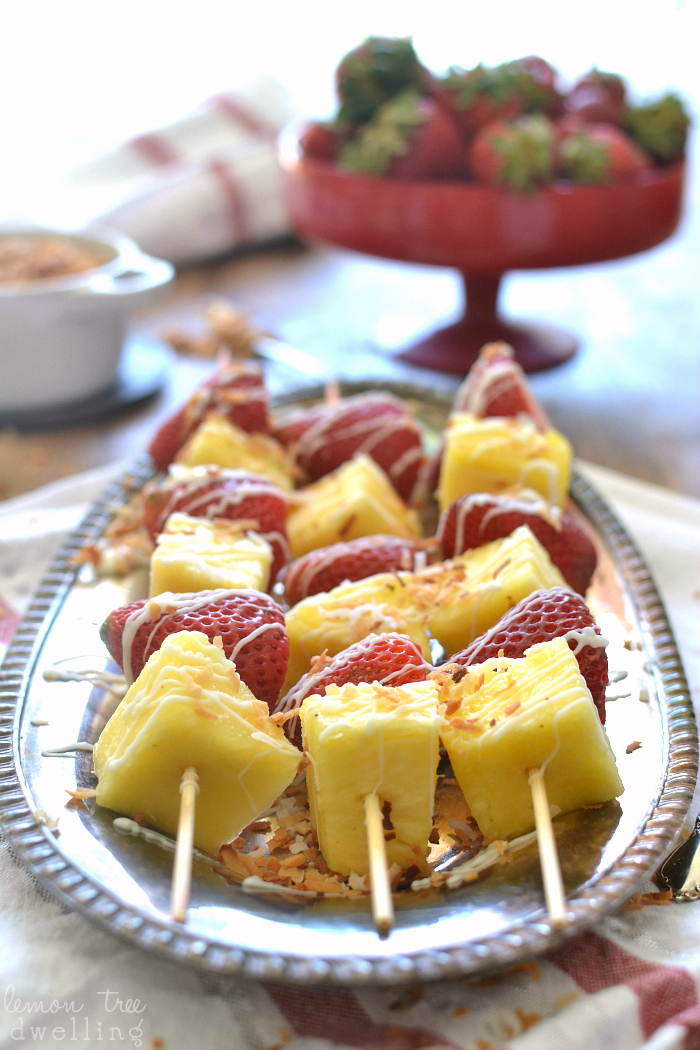 Strawberry Colada Kabobs 