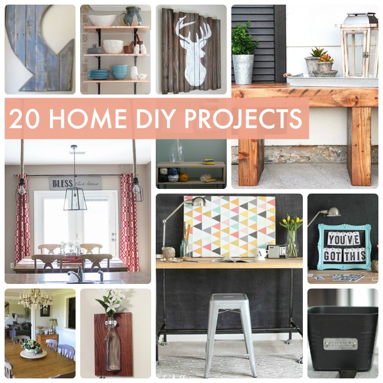 Great Ideas -- 20 Home DIY Projects!