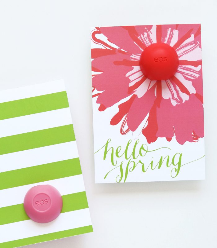 EOS Spring Lip Balm Card and Printable!