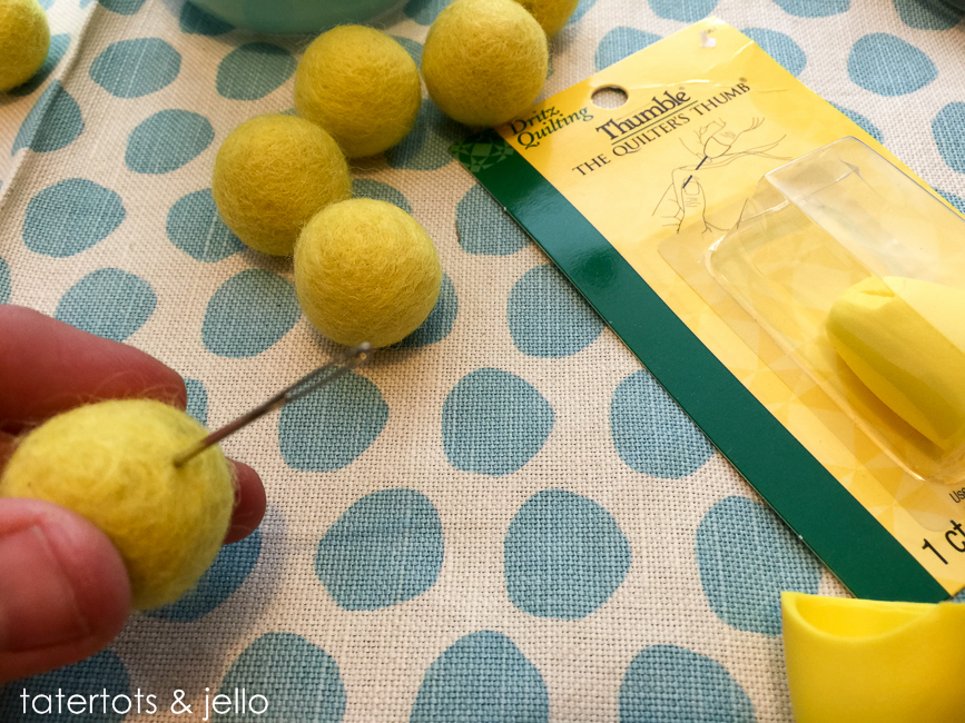 Felt Balls Lemon Yellow Felt Beads Felt Balls for Crafts Colorful Wool Felt  Felt Pom Pom Various Sizes Crafts With Kids 