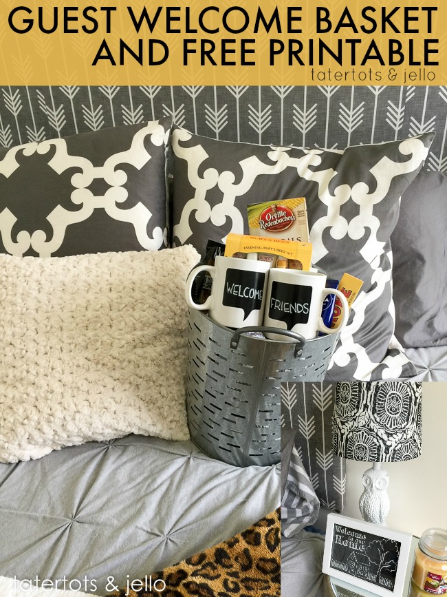 15 Essentials for a Really Cozy Guest Room & Free Welcome Printables