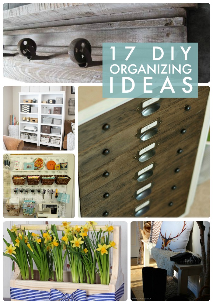 Great Ideas — 17 DIY Organizing Ideas!