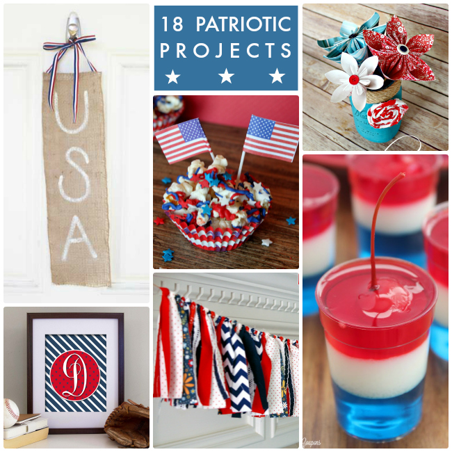 18 Patriotic Projects Collage